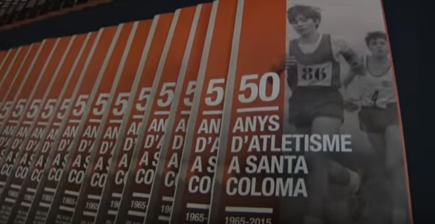 Reportatge sobre l’exposició “50 anys d’atletisme a Santa Coloma”