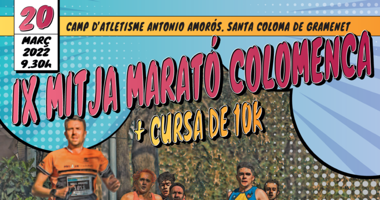 Novetats IX Mitja Marató Colomenca i 10K